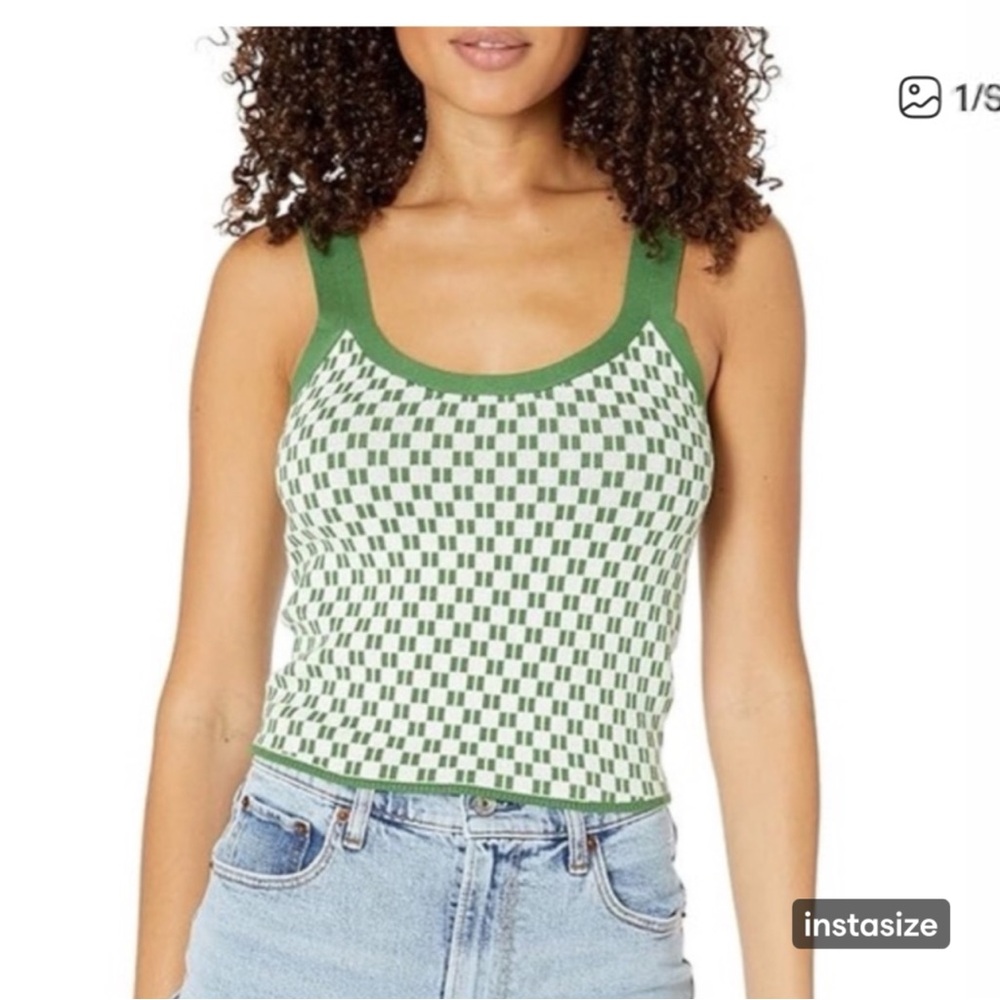 Abercrombie & Fitch Checkered Tank Top